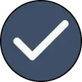 blue checkmark