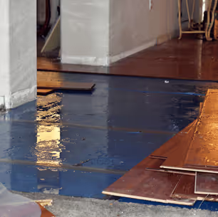 Flood damage restoration services