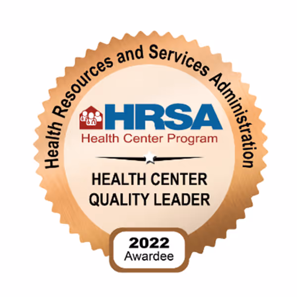 Health Center Quality Leader Badge 2022