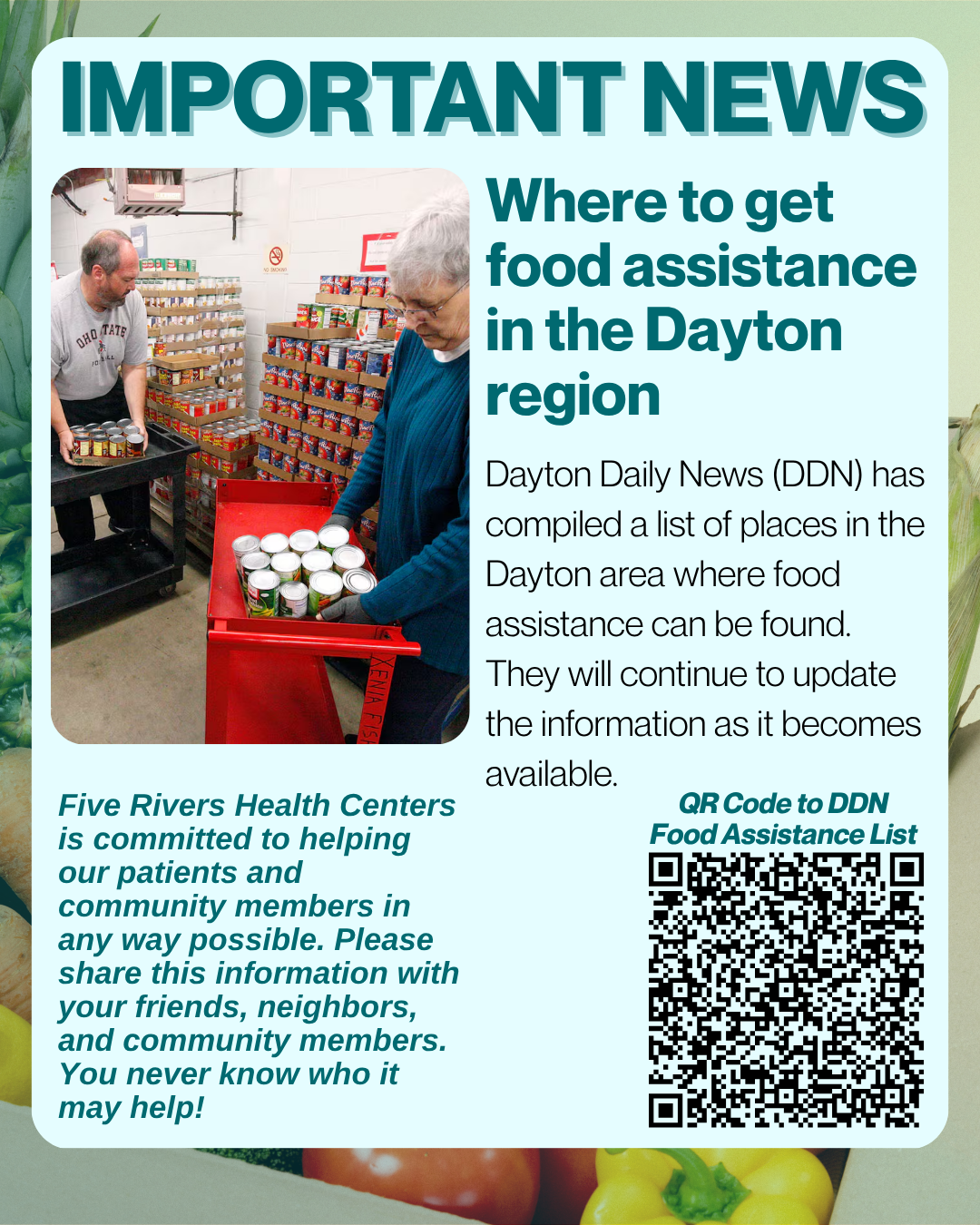 Where to get food assistance in the Dayton region