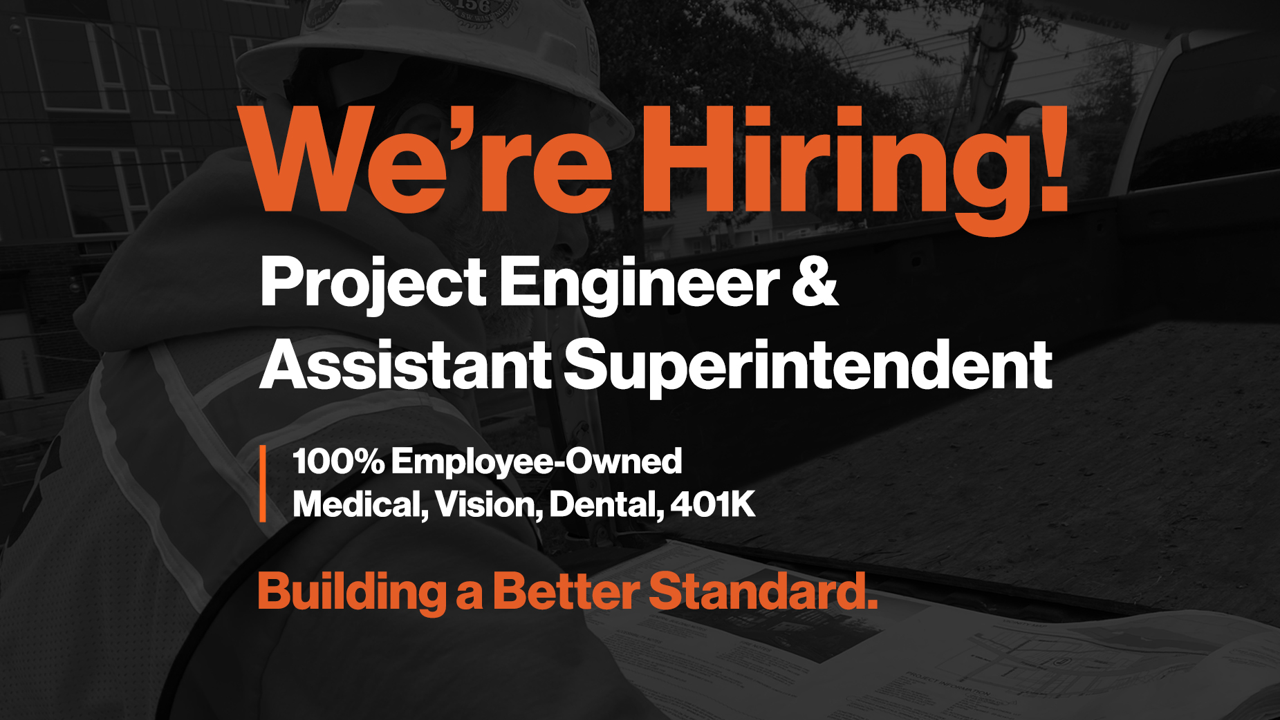 Now Hiring - Project Engineer and Assistant Superintendent. If you’re ready to be a part of something bigger and build a rewarding career, Gerding Builders is the place for you.