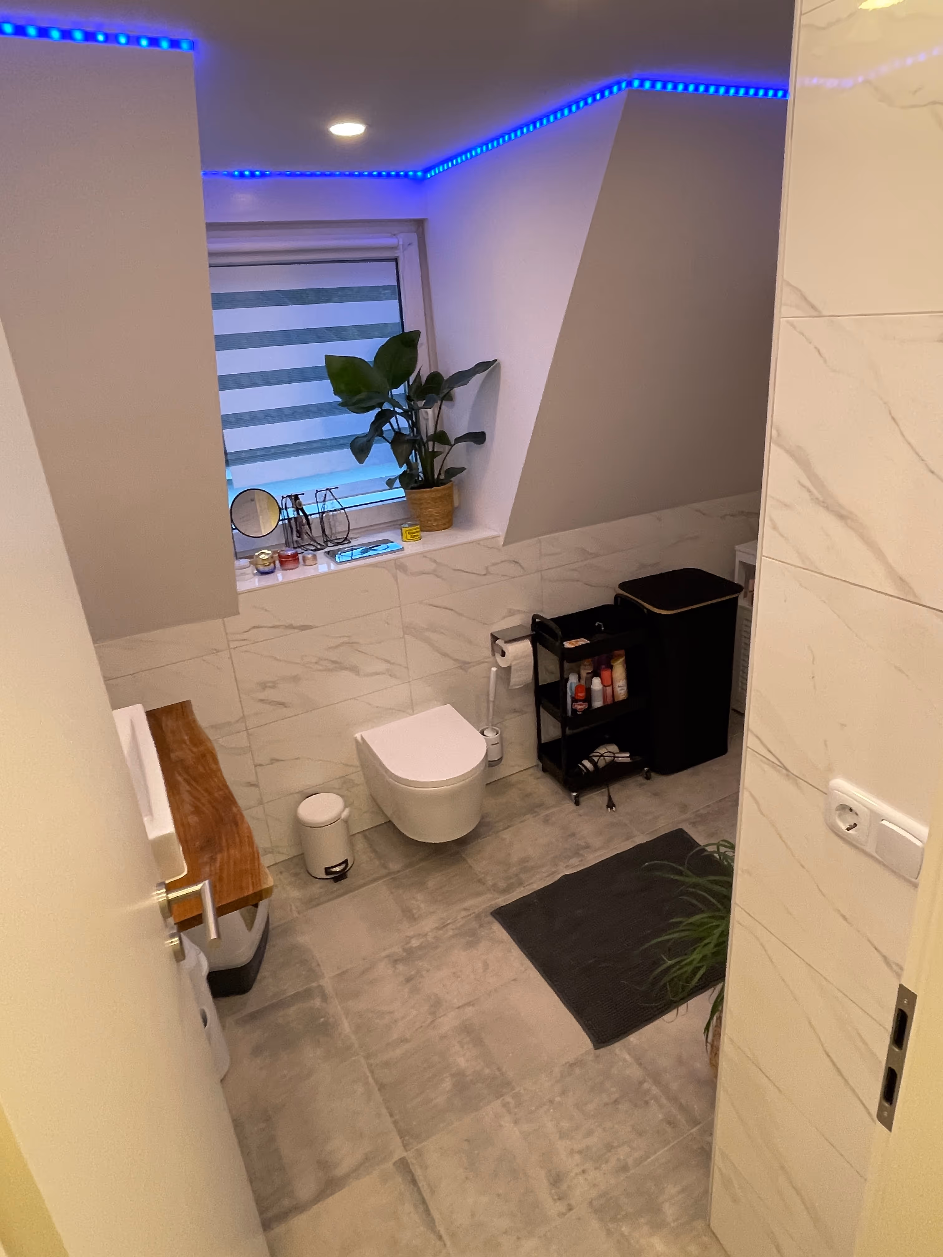 Inside a bath room