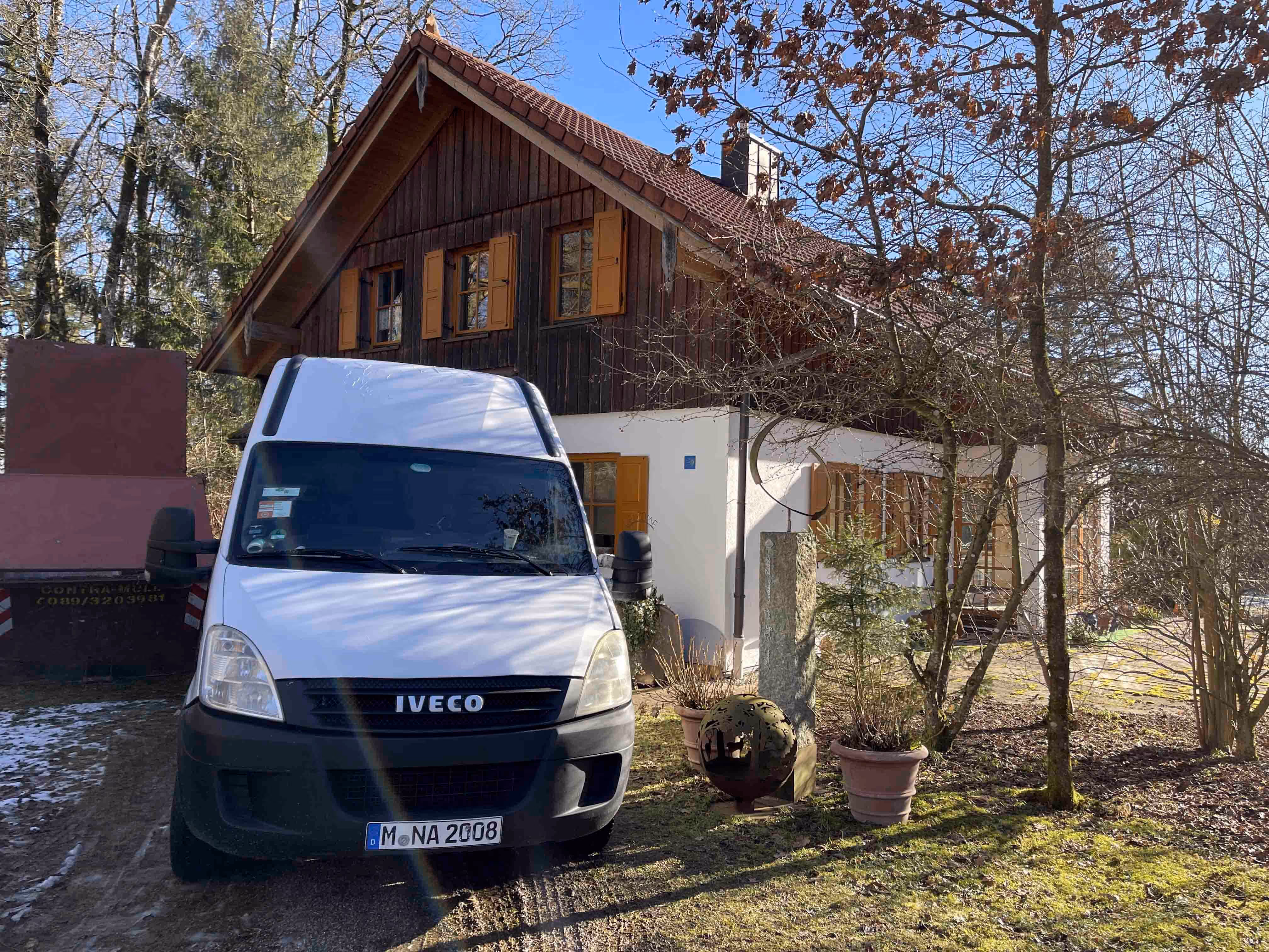 a Car parked out of the house