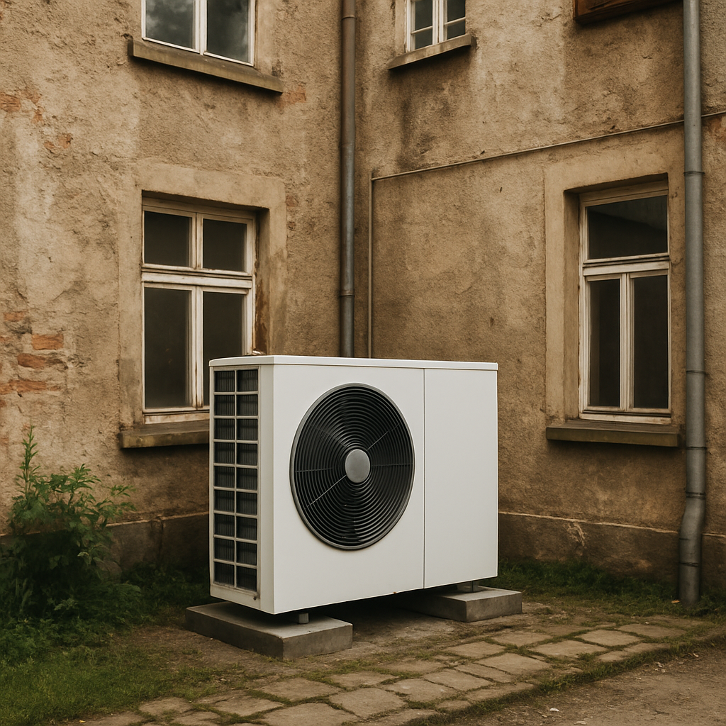 Wärmepumpe in einem Altbau