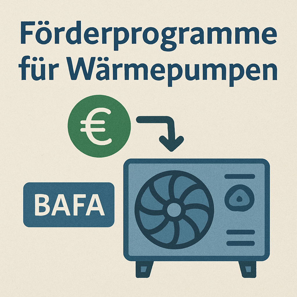 Förderprogramme für Wärmepumpen