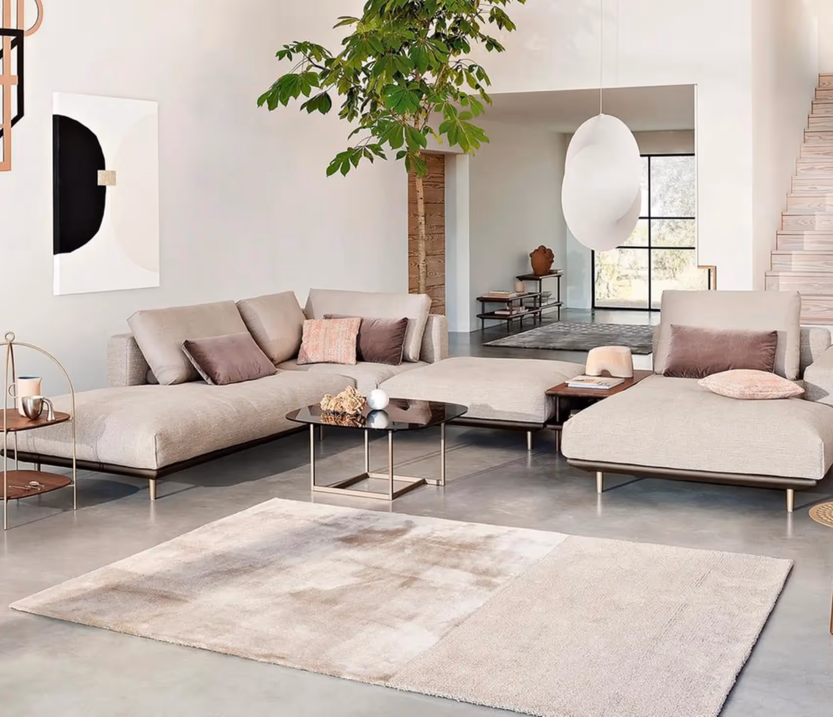 Wohnzimmer Ideen gemütlich - Luxuriöses, modernes Design für ein einladendes Zuhause