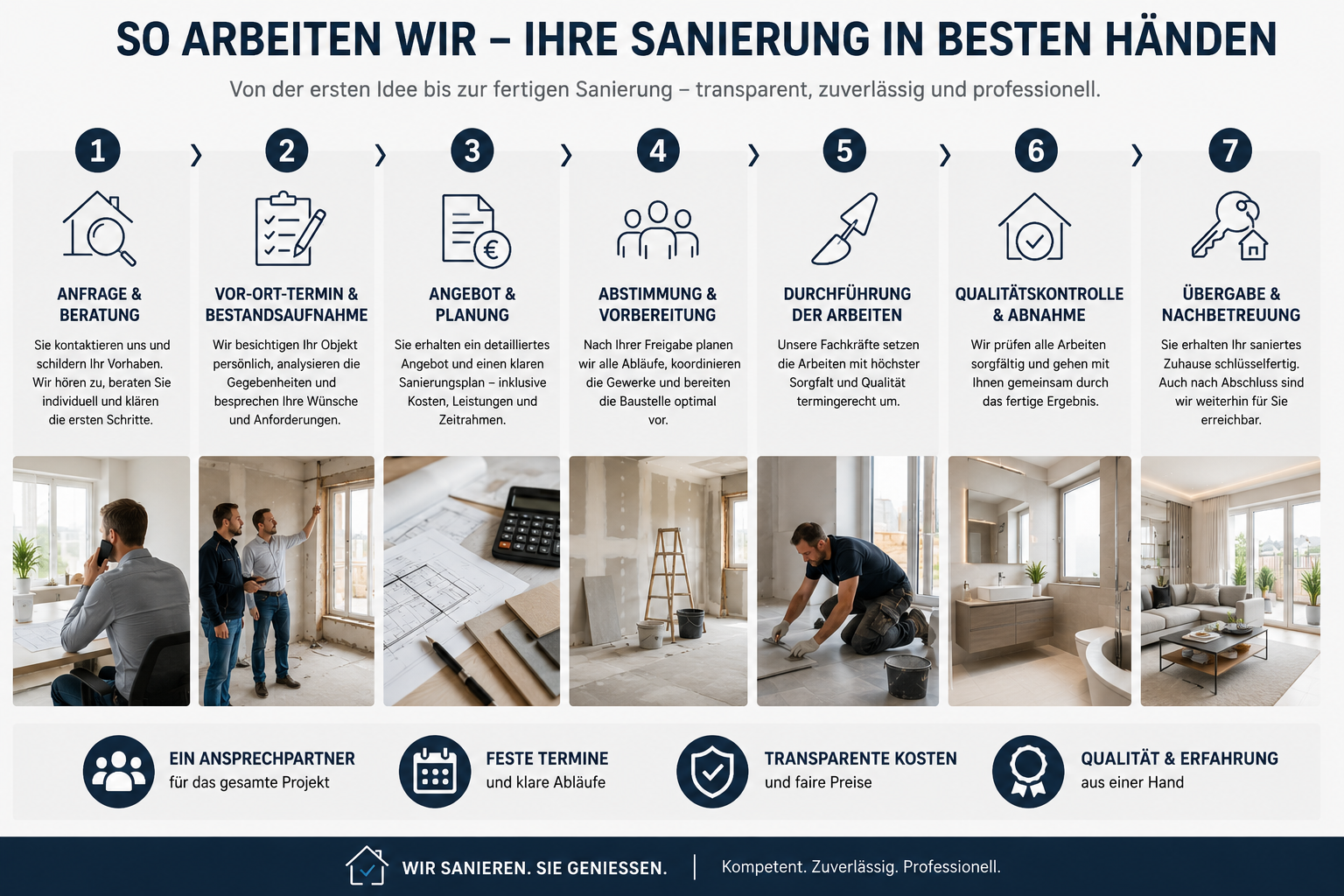 Die beste Sanierungsfirma in München finden: Tipps für Haus- und Wohnungseigentümer