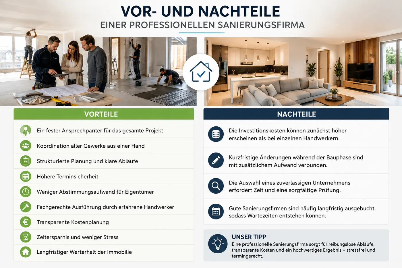 Sanierungsfirma München finden: Tipps