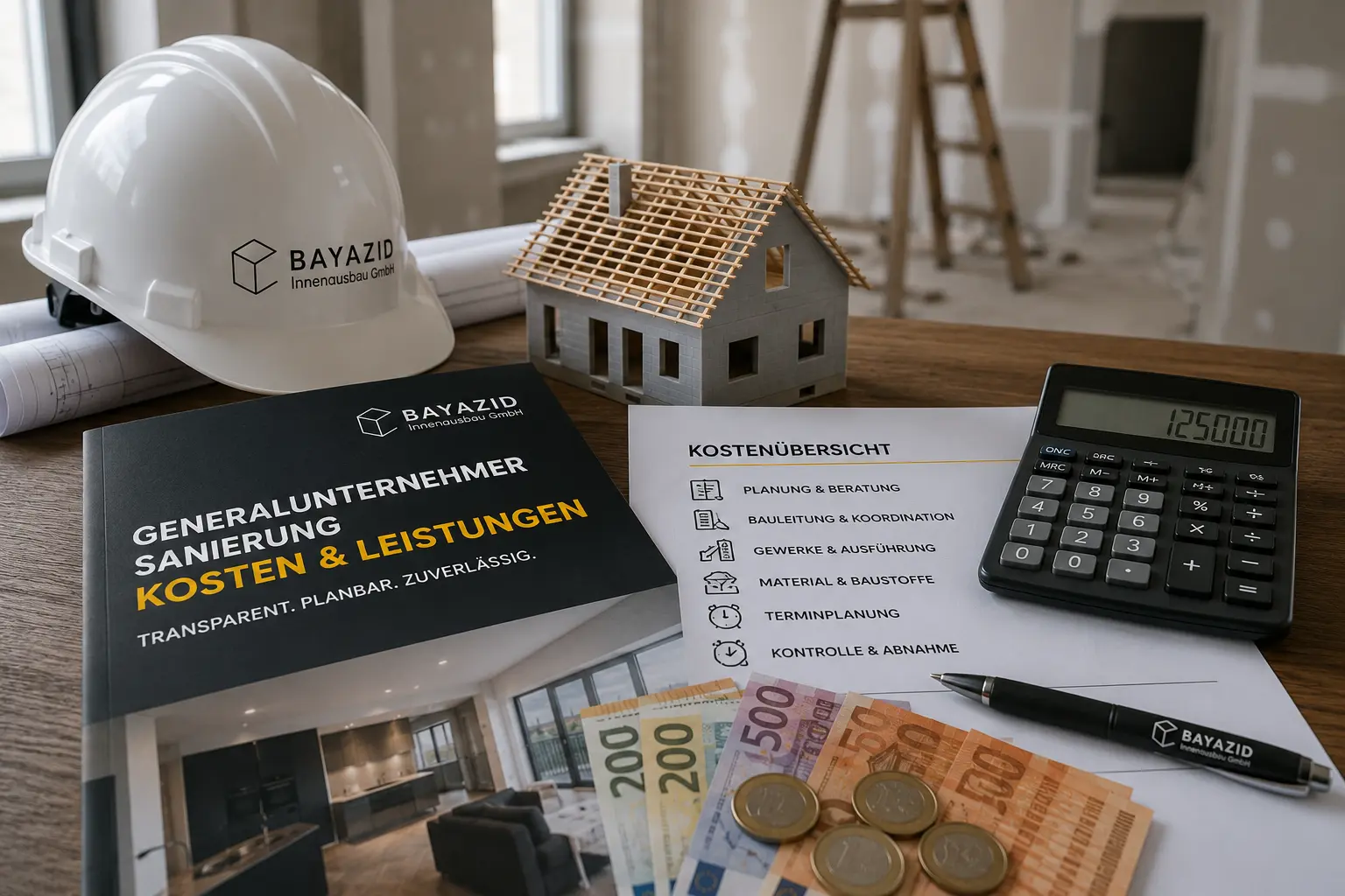 Generalunternehmer Sanierung Kosten: Welche Leistungen im Preis enthalten sein sollten