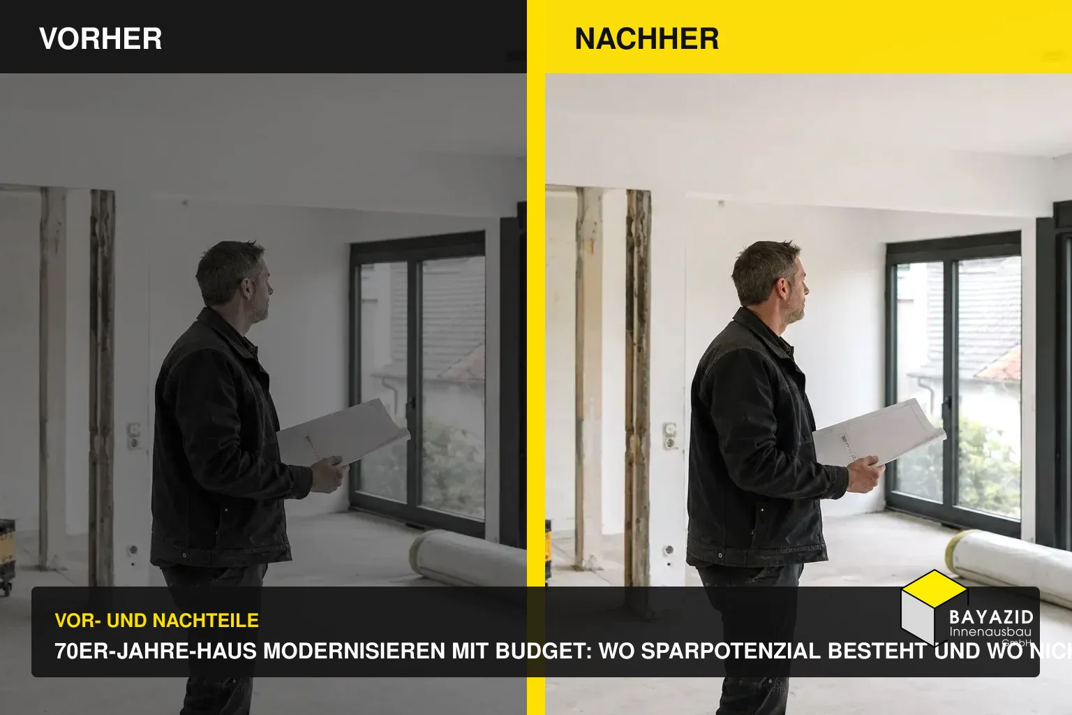 70er-Jahre-Haus modernisieren mit Budget: Wo Sparpotenzial besteht und wo nicht