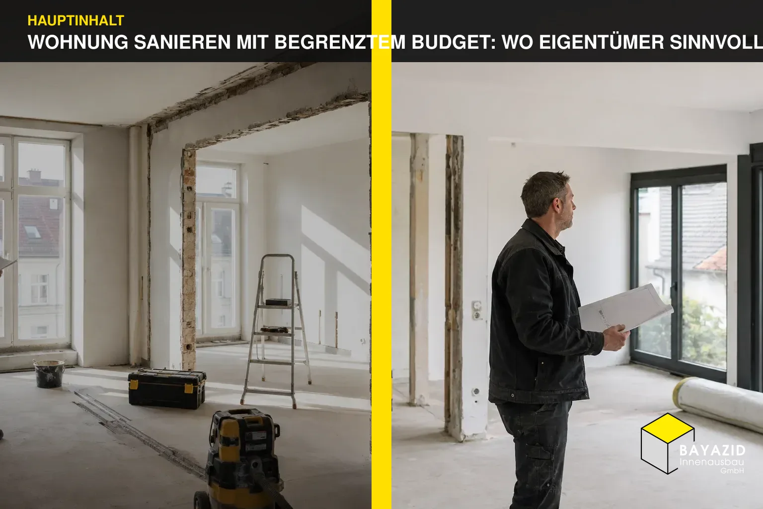 Wohnung sanieren mit begrenztem Budget: Wo Eigentümer sinnvoll sparen können