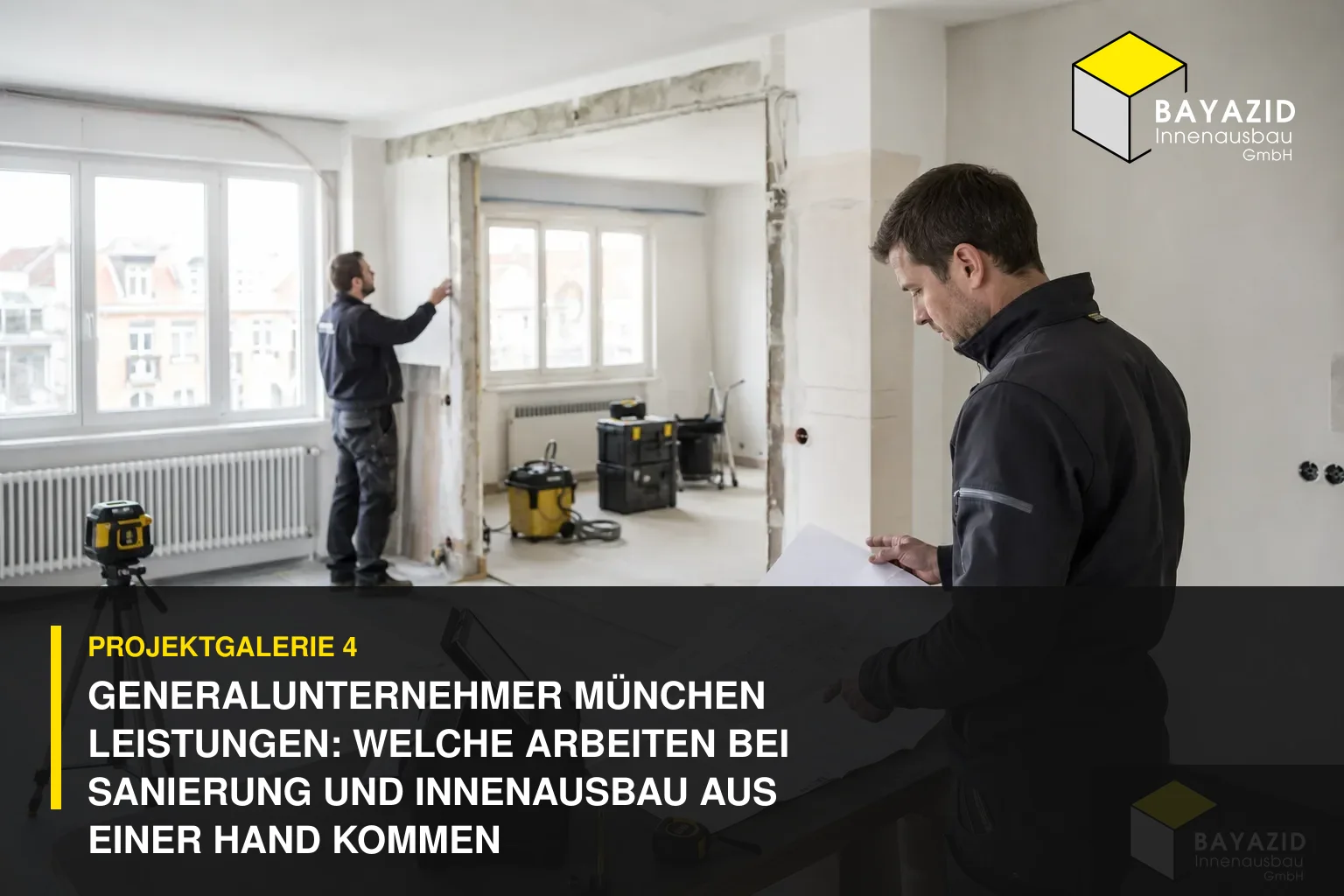 Projektgalerie 4: Generalunternehmer München Leistungen: Welche Arbeiten bei Sanierung und Innenausbau aus einer Hand kommen