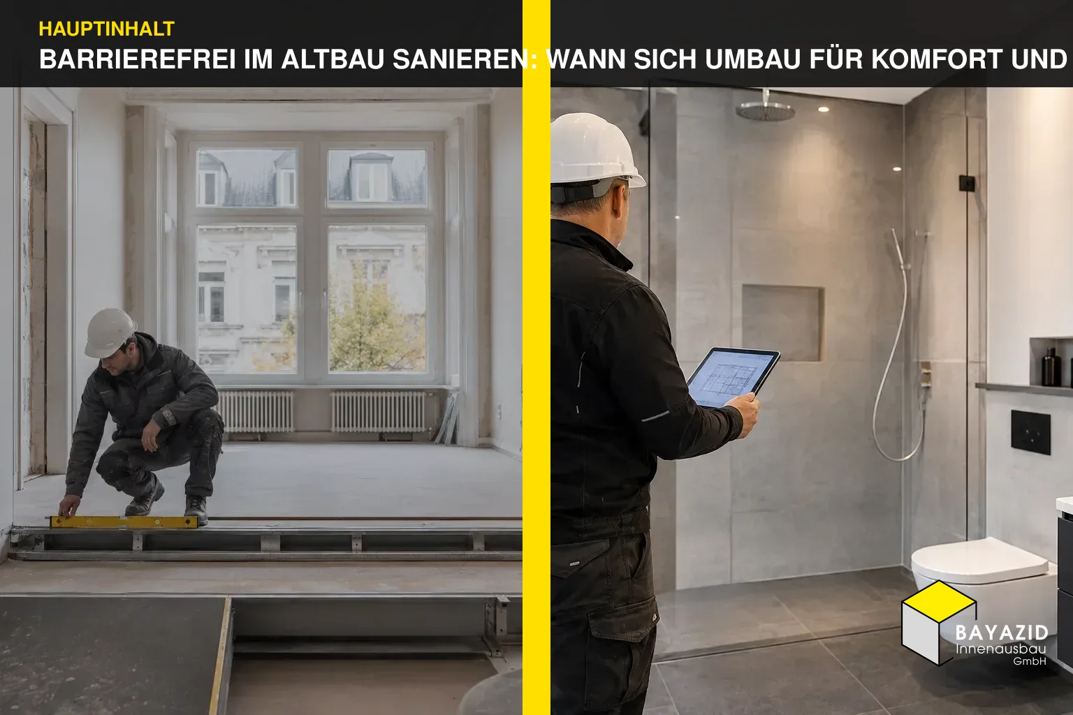 Barrierefrei im Altbau sanieren: Wann sich Umbau für Komfort und Zukunft lohnt
