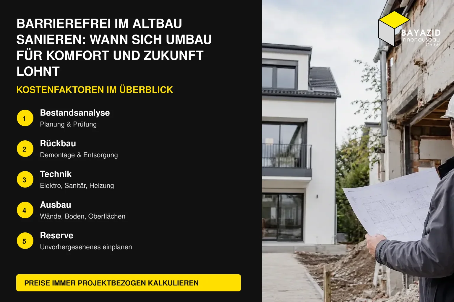 Barrierefrei im Altbau sanieren: Wann sich Umbau für Komfort und Zukunft lohnt