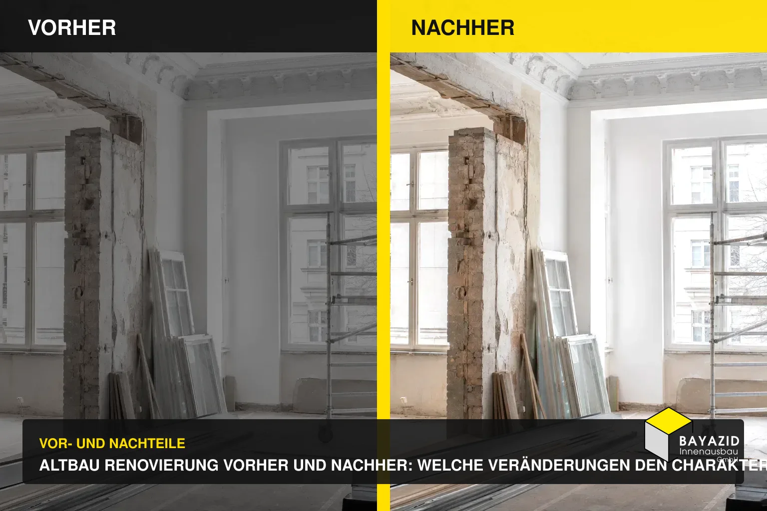 Altbau Renovierung vorher und nachher: Welche Veränderungen den Charakter erhalten und den Alltag verbessern