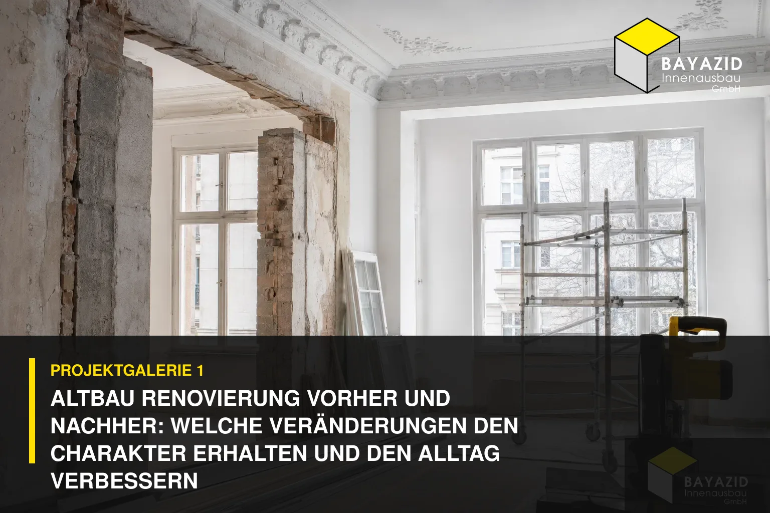 Projektgalerie 1: Altbau Renovierung vorher und nachher: Welche Veränderungen den Charakter erhalten und den Alltag verbessern