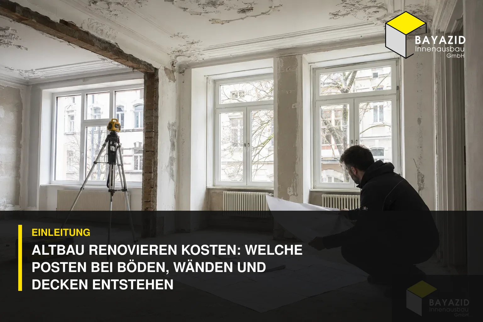 Altbau renovieren Kosten: Welche Posten bei Böden, Wänden und Decken entstehen
