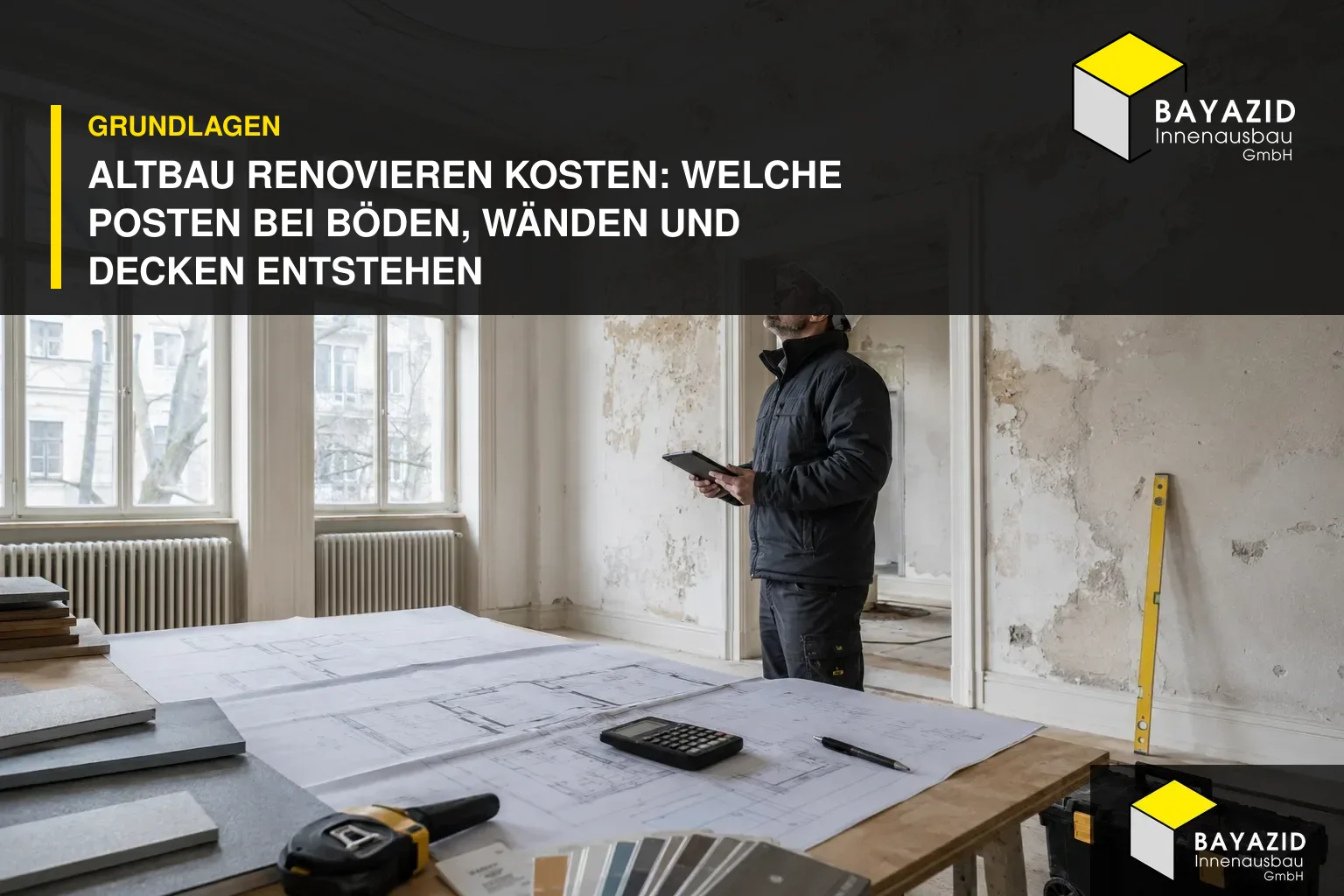 Altbau renovieren Kosten: Welche Posten bei Böden, Wänden und Decken entstehen
