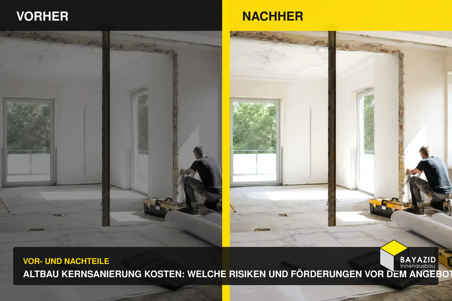 Altbau Kernsanierung Kosten: Welche Risiken und Förderungen vor dem Angebot relevant sind
