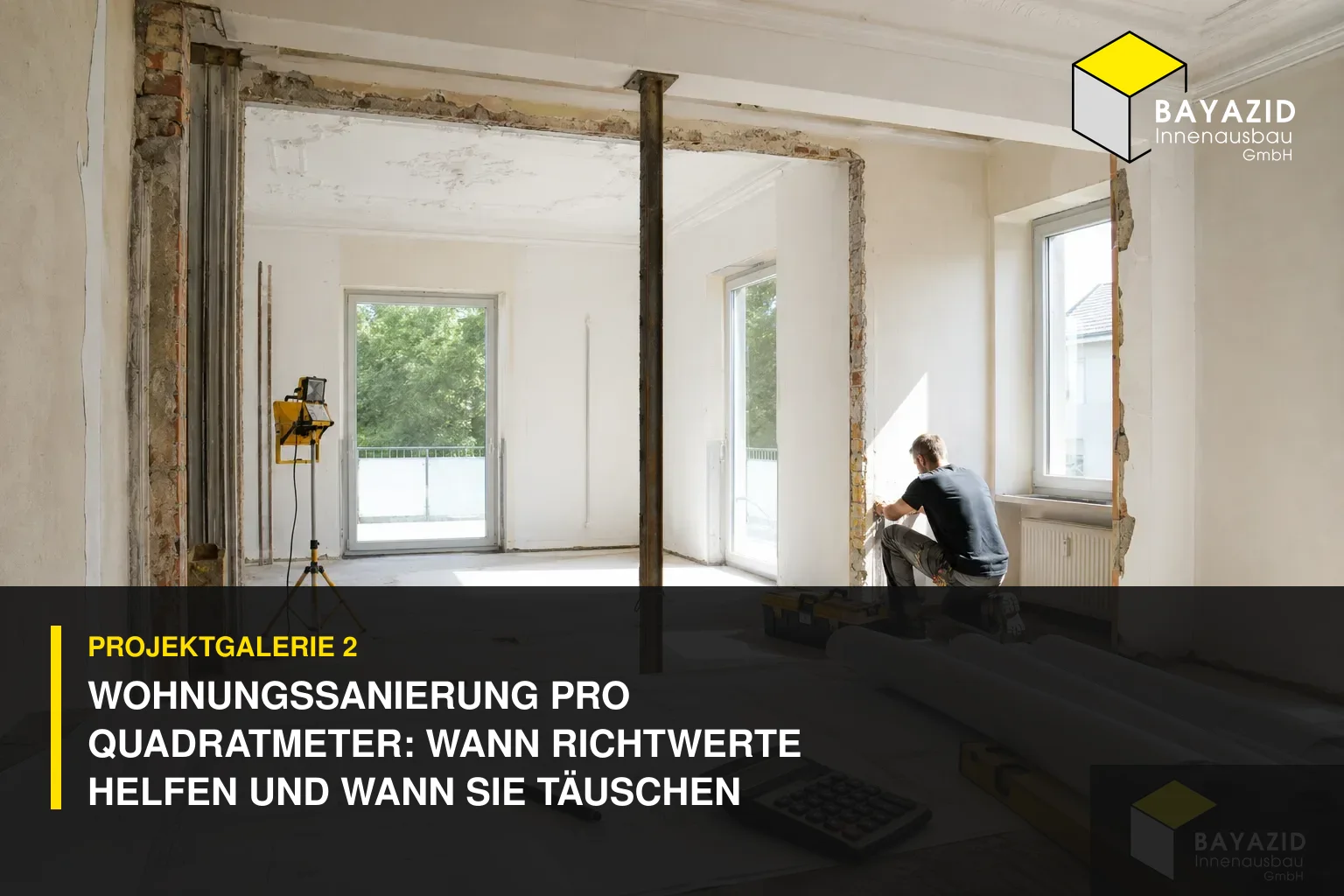 Projektgalerie 2: Wohnungssanierung pro Quadratmeter: Wann Richtwerte helfen und wann sie täuschen