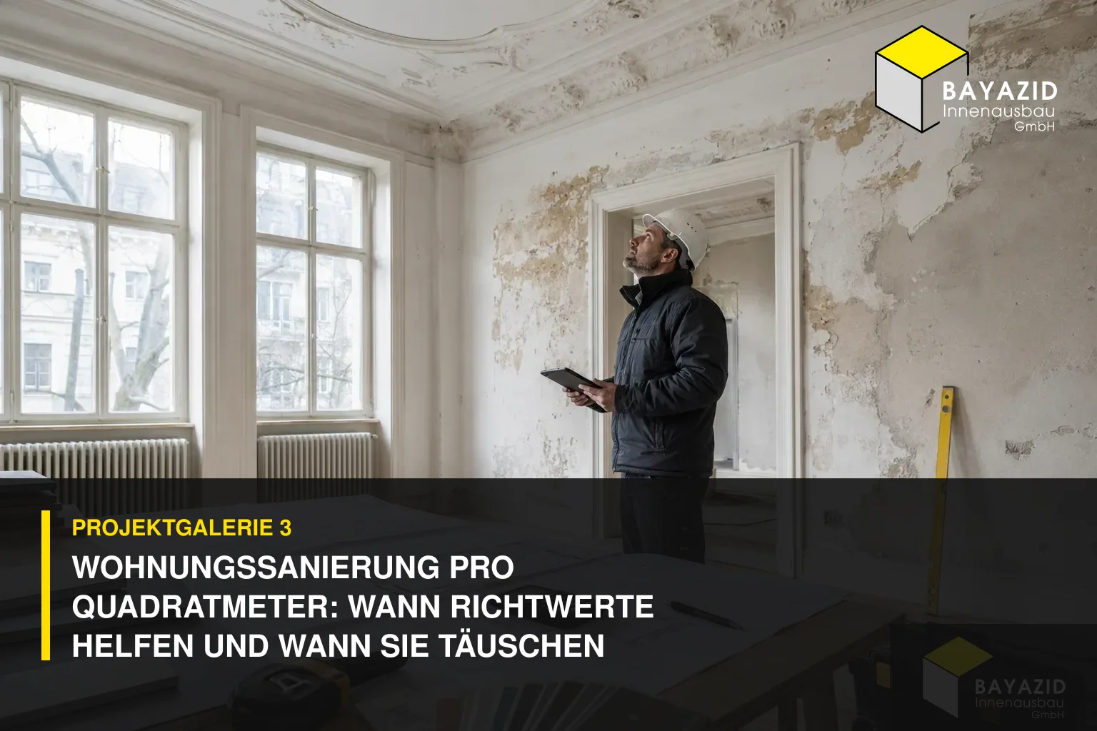 Projektgalerie 3: Wohnungssanierung pro Quadratmeter: Wann Richtwerte helfen und wann sie täuschen