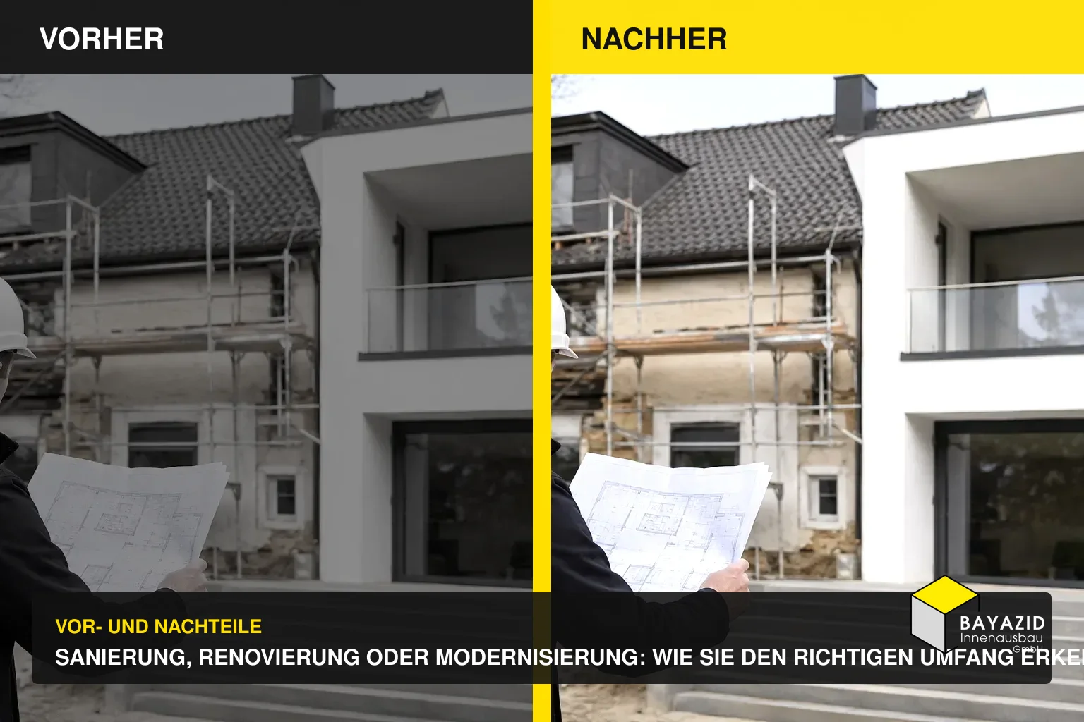 Sanierung, Renovierung oder Modernisierung: Wie Sie den richtigen Umfang erkennen