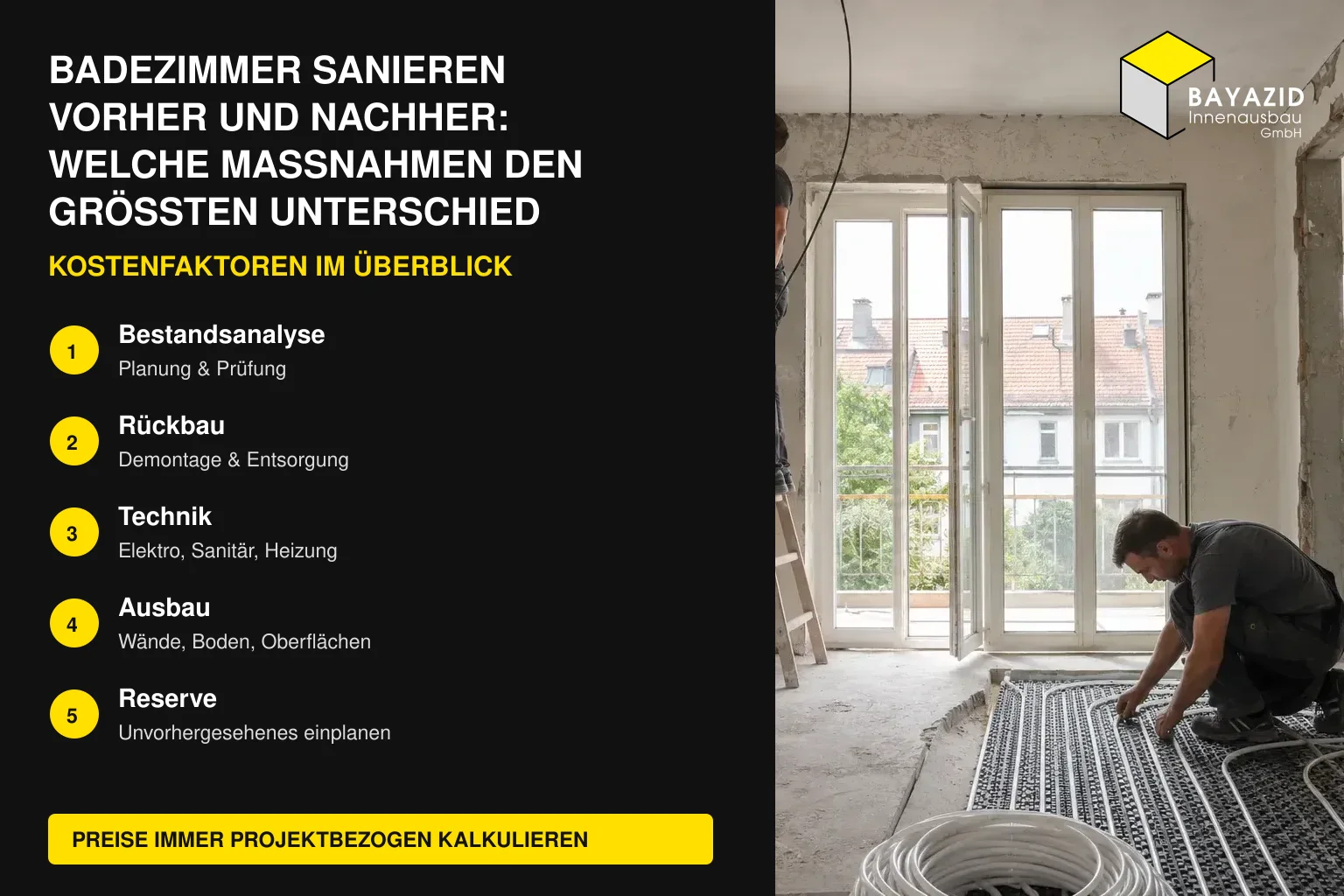 Badezimmer sanieren vorher und nachher: Welche Maßnahmen den größten Unterschied machen