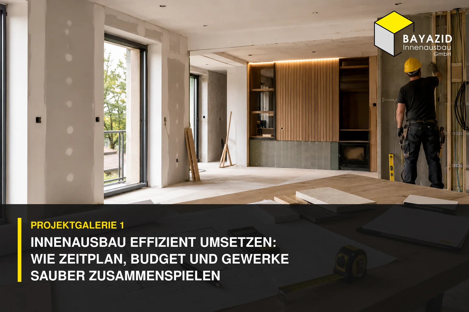 Projektgalerie 1: Innenausbau effizient umsetzen: Wie Zeitplan, Budget und Gewerke sauber zusammenspielen