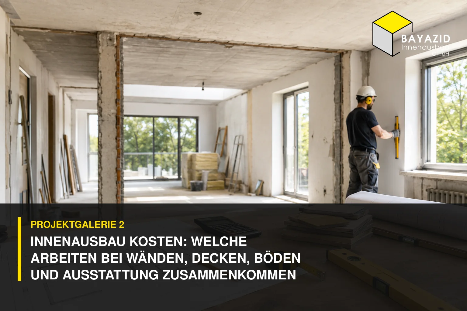 Projektgalerie 2: Innenausbau Kosten: Welche Arbeiten bei Wänden, Decken, Böden und Ausstattung zusammenkommen