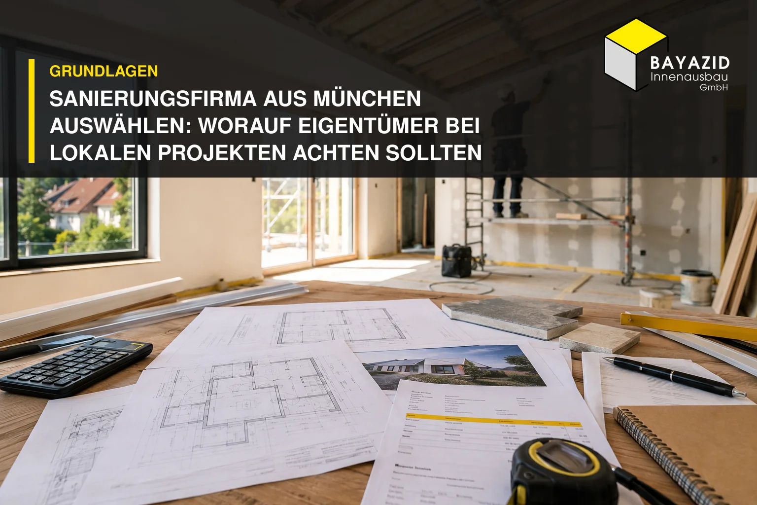 Sanierungsfirma aus München auswählen: Worauf Eigentümer bei lokalen Projekten achten sollten