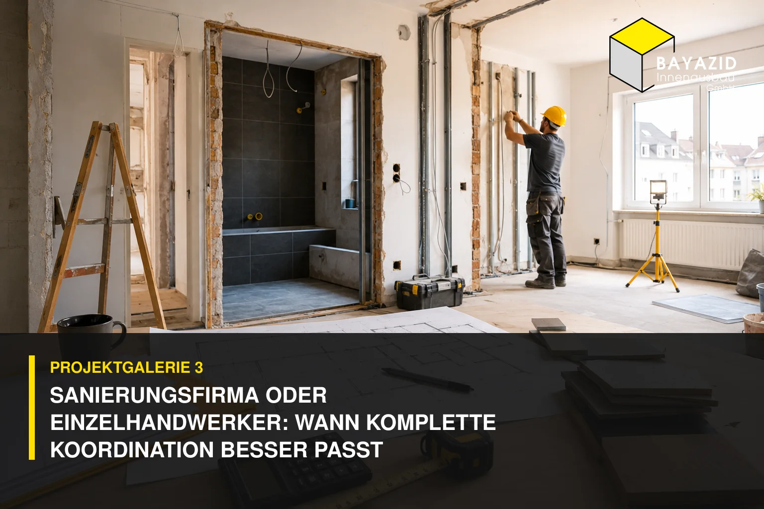 Projektgalerie 3: Sanierungsfirma oder Einzelhandwerker: Wann komplette Koordination besser passt