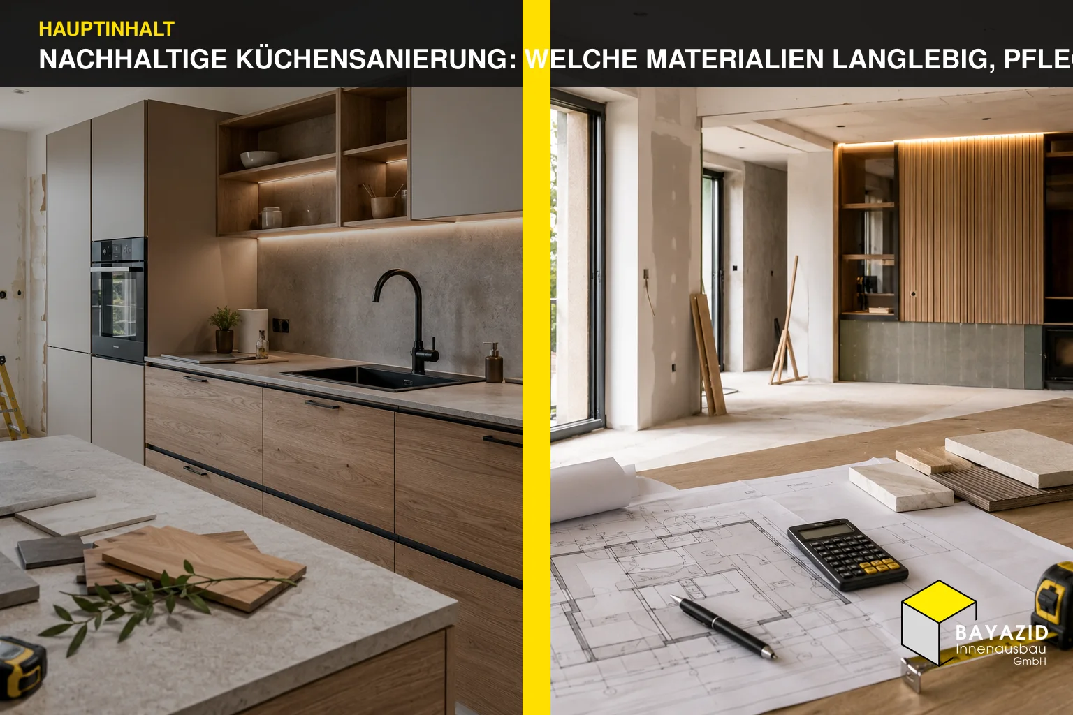 Nachhaltige Küchensanierung: Welche Materialien langlebig, pflegeleicht und sinnvoll sind