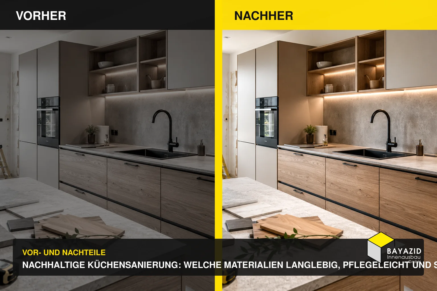 Nachhaltige Küchensanierung: Welche Materialien langlebig, pflegeleicht und sinnvoll sind