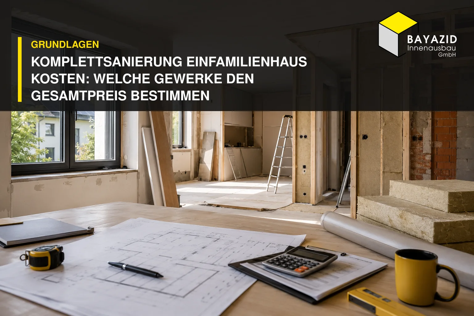 Komplettsanierung Einfamilienhaus Kosten: Welche Gewerke den Gesamtpreis bestimmen