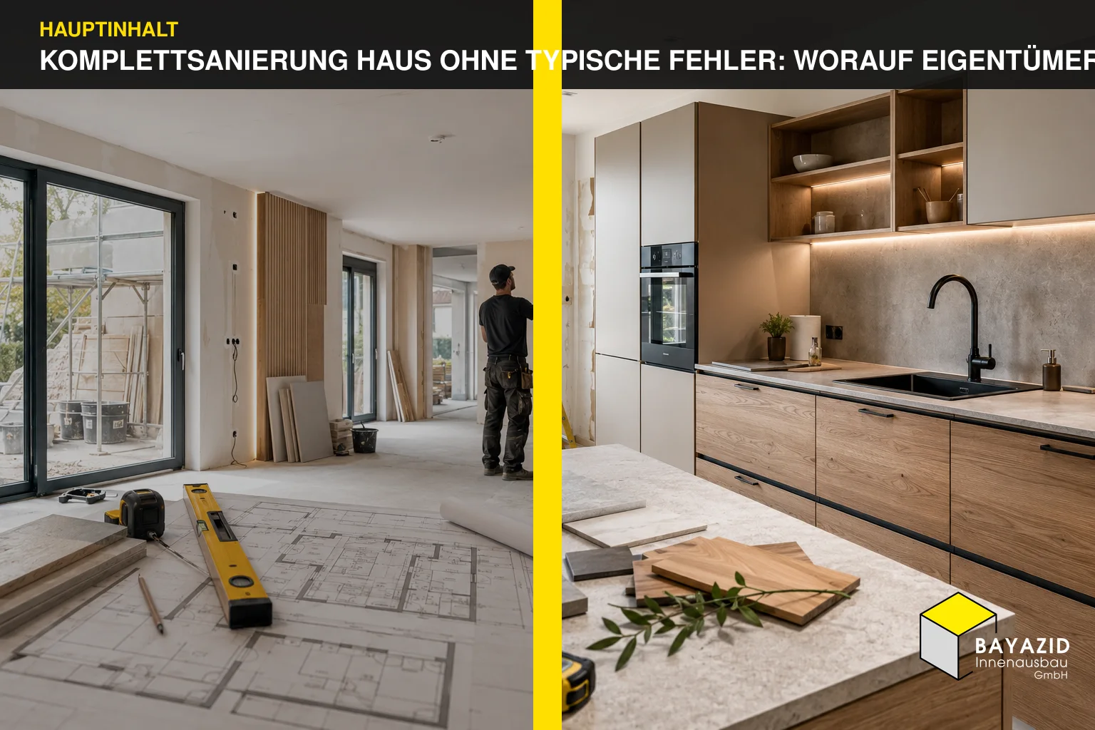 Komplettsanierung Haus ohne typische Fehler: Worauf Eigentümer vor Baustart achten sollten
