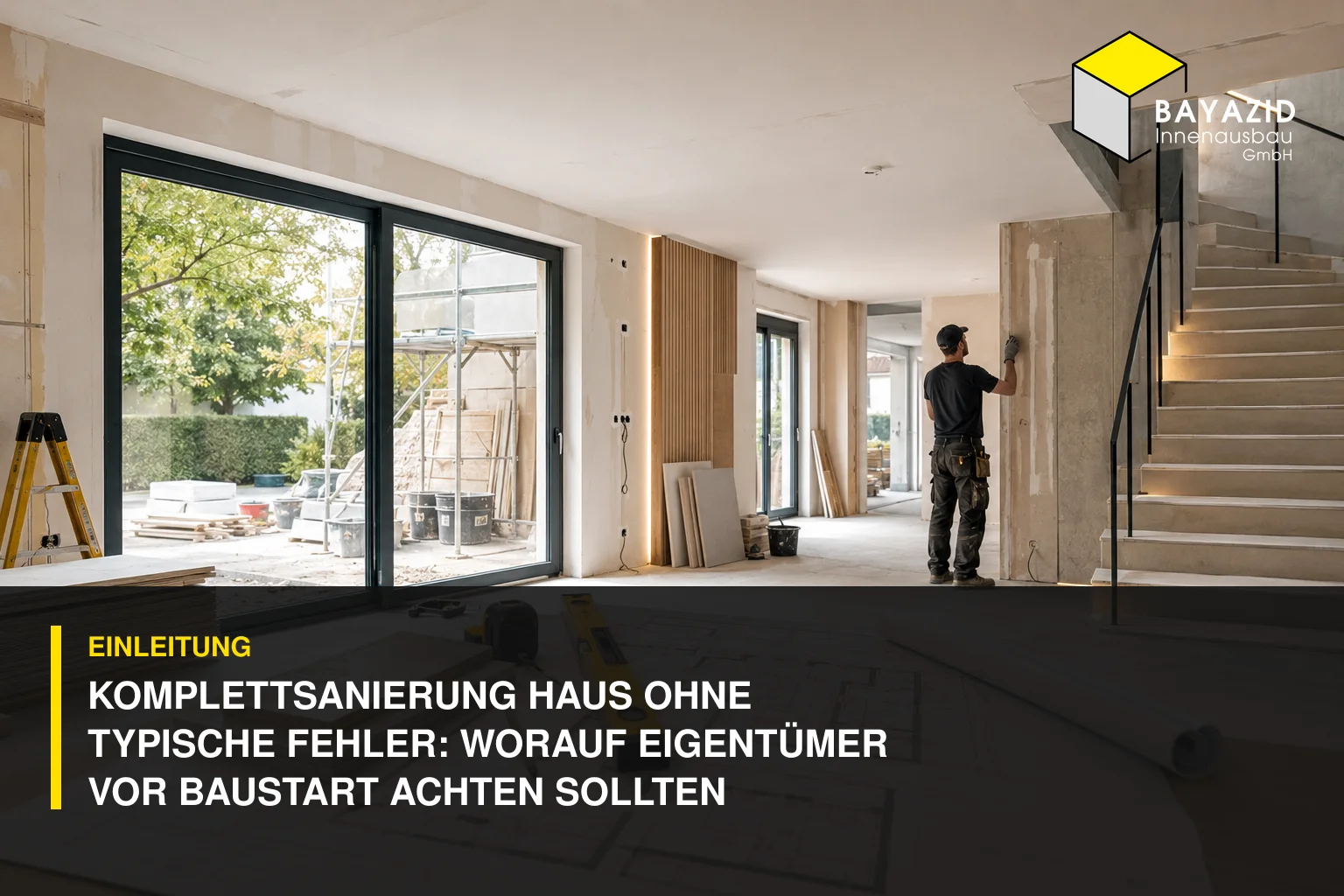 Komplettsanierung Haus ohne typische Fehler: Worauf Eigentümer vor Baustart achten sollten