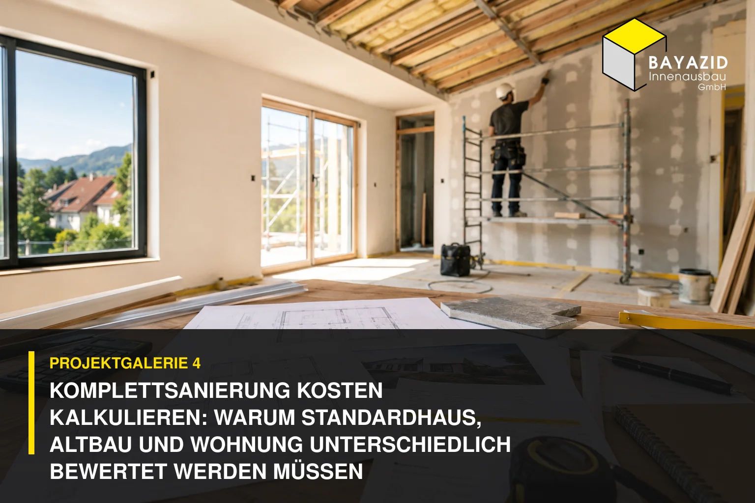 Projektgalerie 4: Komplettsanierung Kosten kalkulieren: Warum Standardhaus, Altbau und Wohnung unterschiedlich bewertet werden müssen