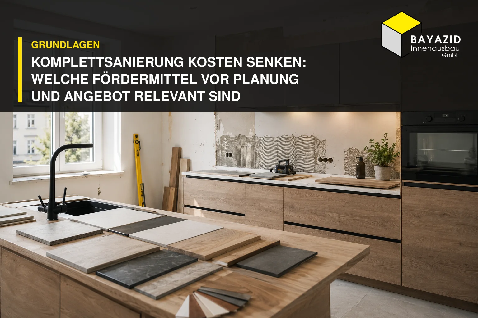 Komplettsanierung Kosten senken: Welche Fördermittel vor Planung und Angebot relevant sind