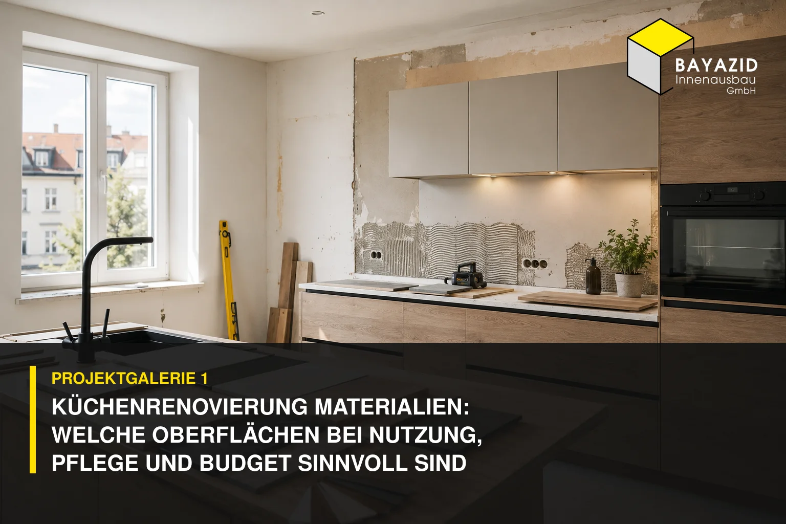 Projektgalerie 1: Küchenrenovierung Materialien: Welche Oberflächen bei Nutzung, Pflege und Budget sinnvoll sind