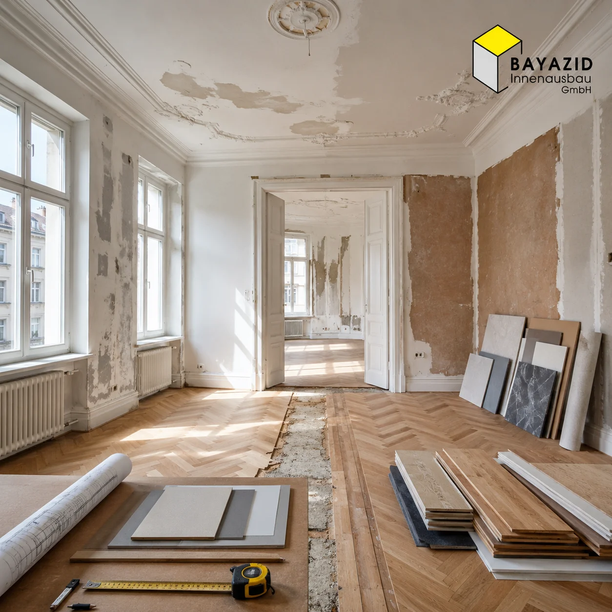 Altbau renovieren Kosten: Welche Posten bei Böden, Wänden und Decken entstehen
