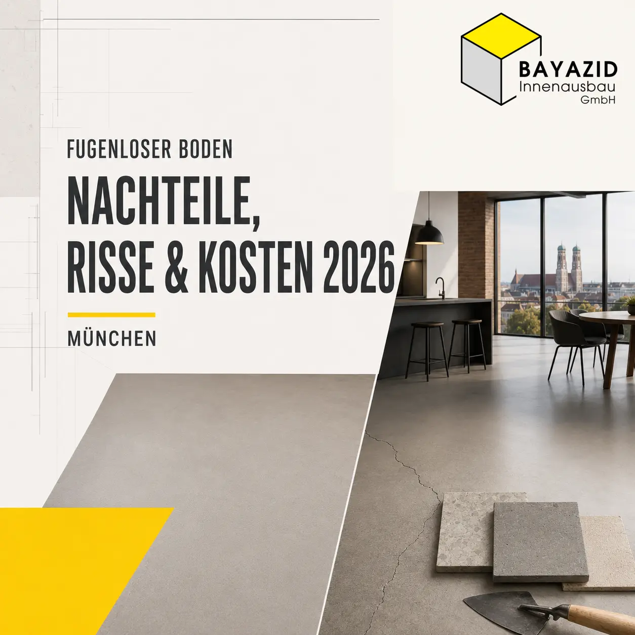 Fugenloser Boden: Nachteile, Risse & Kosten 2026