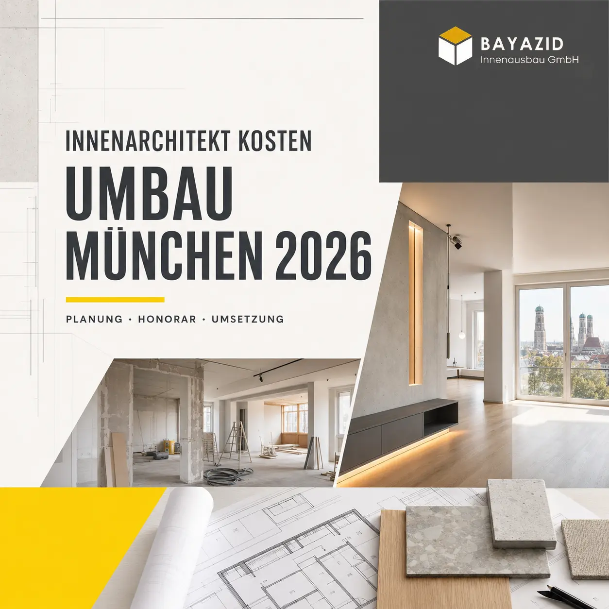 Innenarchitekt Kosten: Umbau München 2026