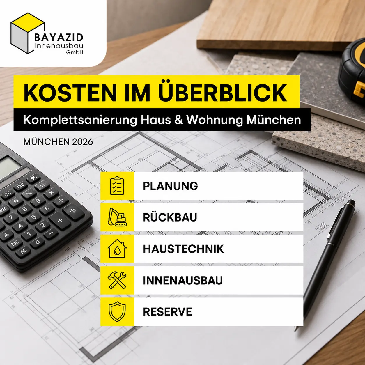 Komplettsanierung Haus & Wohnung München