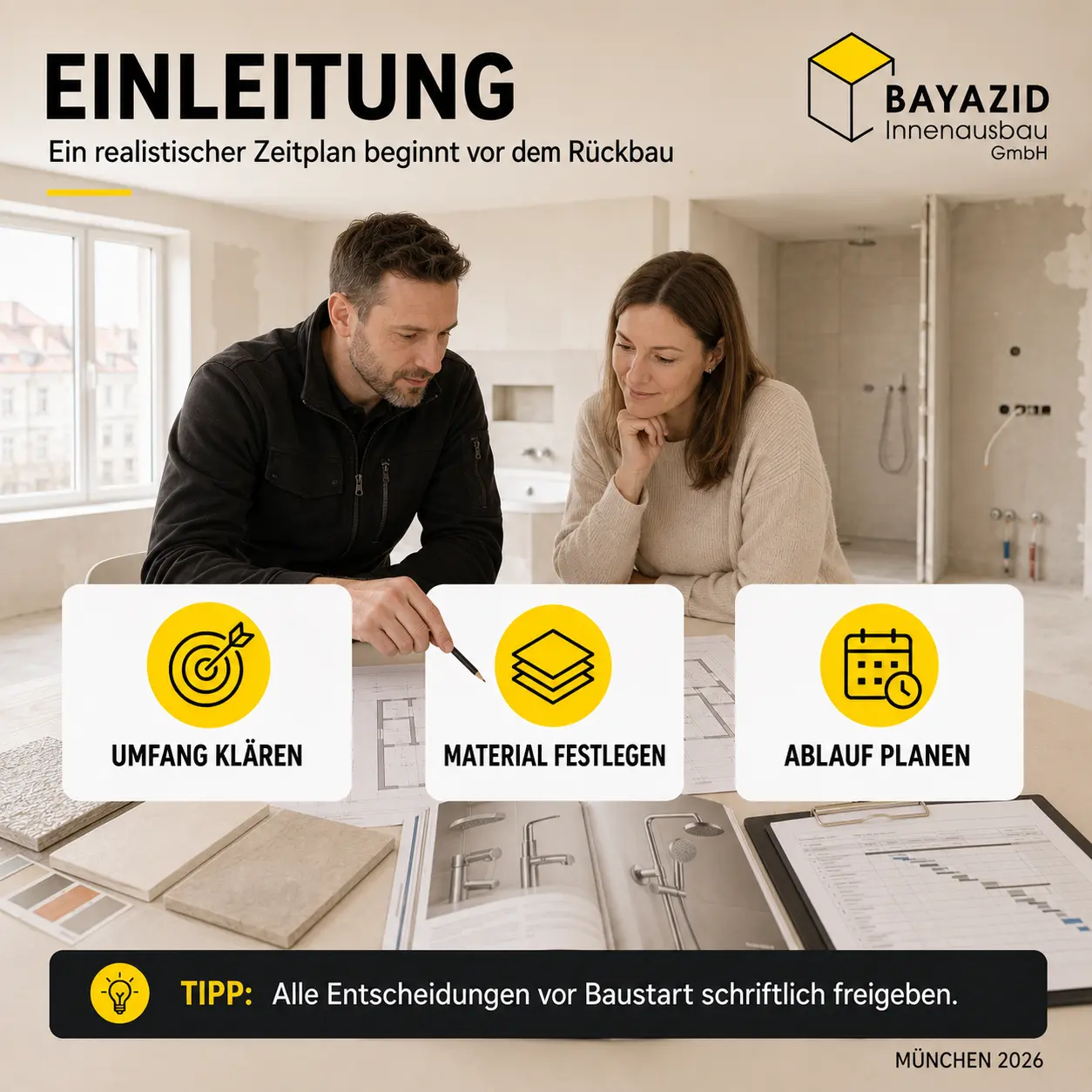 Badsanierung München: Ablauf & typische Fehler