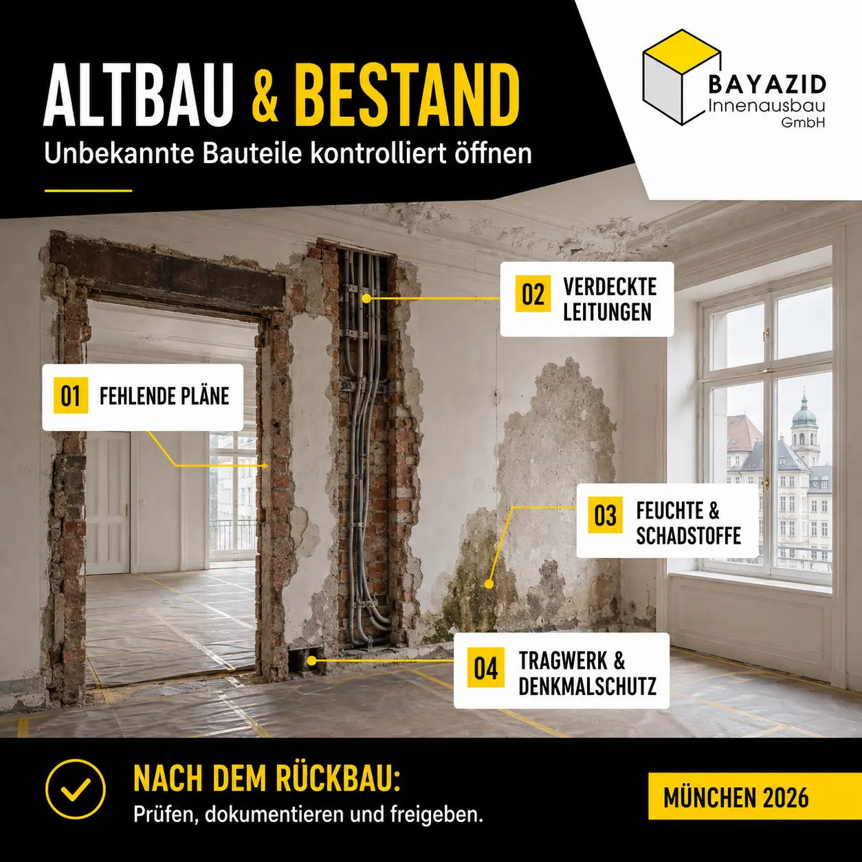 Kernsanierung in München: Ablauf & Kosten