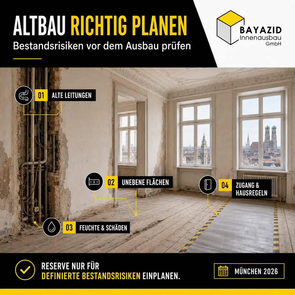 Wohnungssanierung in München leicht gemacht