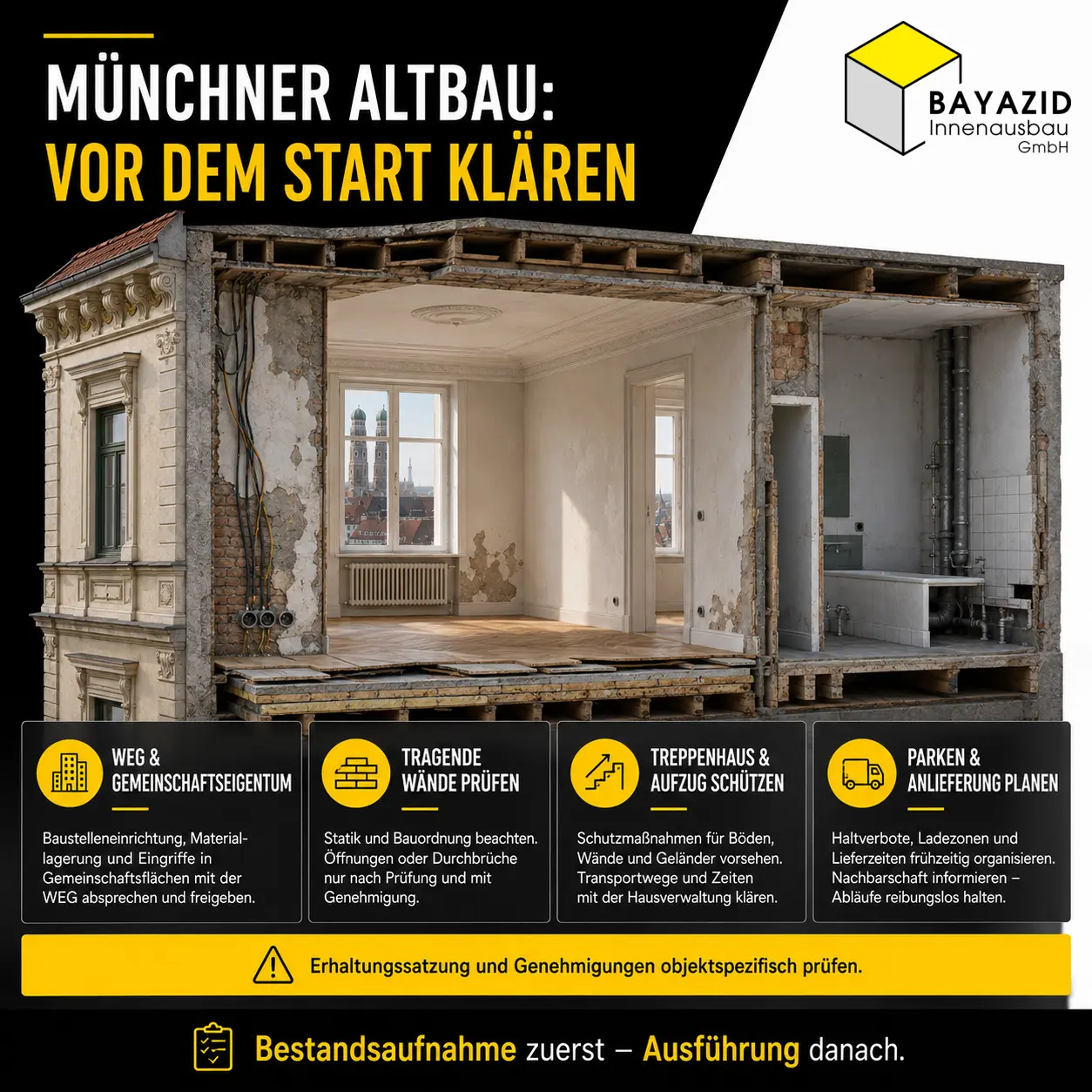 Wohnung renovieren München: Generalunternehmer