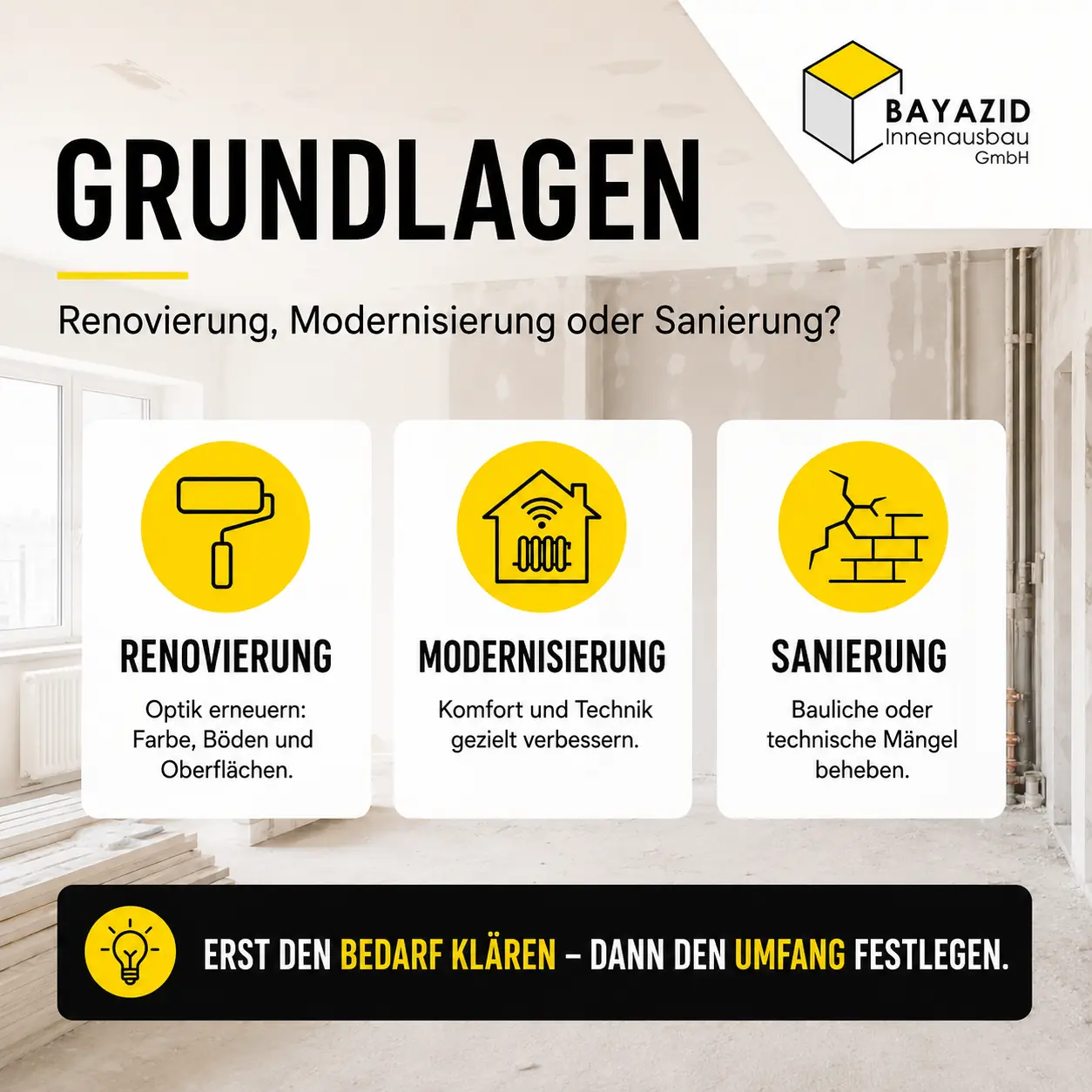 Wohnungssanierungen München: Möglichkeiten