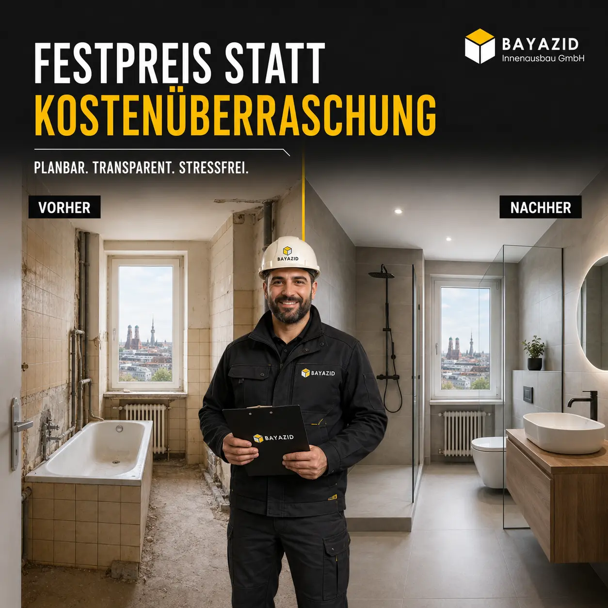 Badsanierung zum Festpreis München: Vorteile