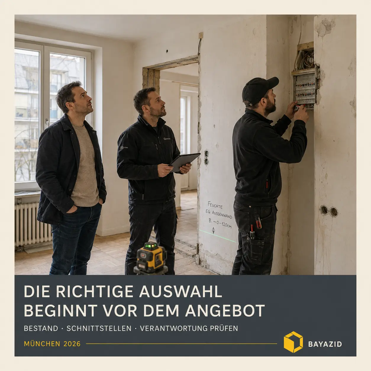 Sanierungsfirma aus München auswählen: Worauf Eigentümer bei lokalen Projekten achten sollten